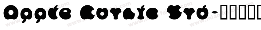 Apple Gothic Std字体转换
